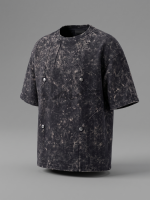 Premium Acid Wash T-Shirt - Vintage Retro Style Oversized Tee